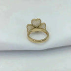 [Elowen jewels ]SWEET CLOVER WHITE MOP RING