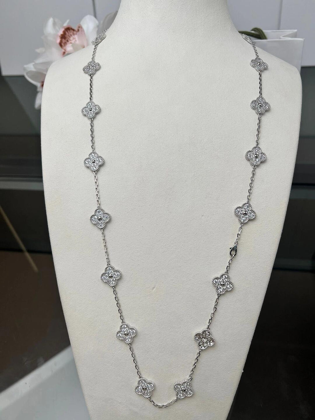 [Elowen jewels ]CLOVER 20 MOTIVE DIAMANT SILBER