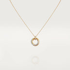 [Elowen jewels ]TRINITY-HALSKETTE SILBER GOLD ROSÉGOLD DIAMANTEN