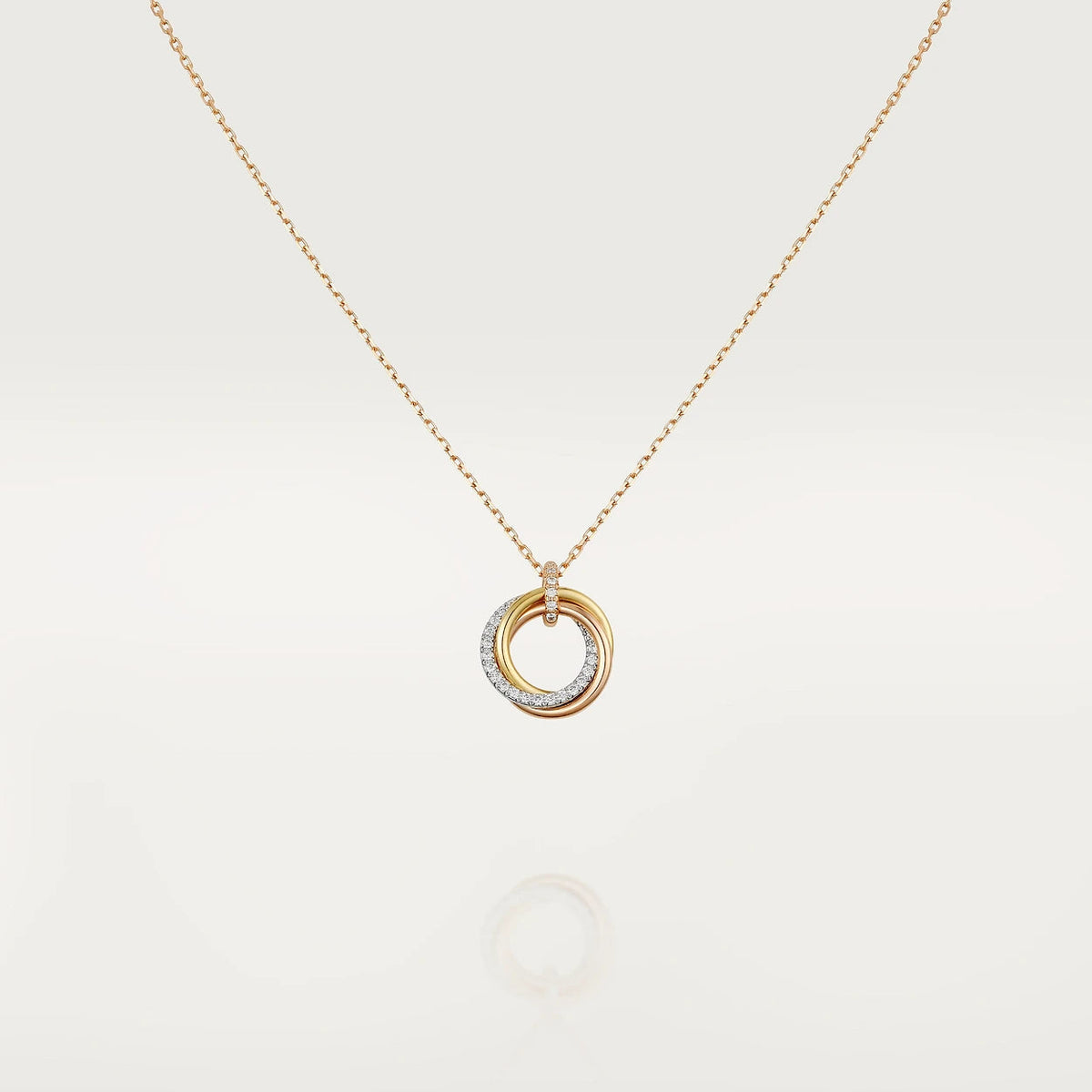 {
  "Elowen jewels": "Elowen jewels",
  "TRINITY NECKLACE SILVER GOLD PINK GOLD DIAMONDS": "トリニティ ネックレス シルバー・ゴールド・ピンクゴールド ダイヤモンド"
}