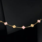 [Elowen jewels ] CLOVER 5 MOTIFS  PINK MOP BRACELET COLLECTION