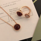 [Elowen jewels ]PERLEE COULEURS DIAMOND ROSE GOLD BETWEEN THE FINGER RING