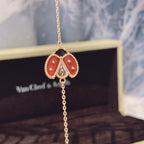 [Elowen jewels ]LUCKY SPRING 1 MOTIF PINK GOLD BRACELET