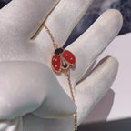 [Elowen jewels ]LUCKY SPRING 1 MOTIF PINK GOLD BRACELET