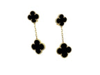 [Elowen jewels ]CLOVER 2 MOTIFS  EARRINGS (MULTIPLE CHOICESC