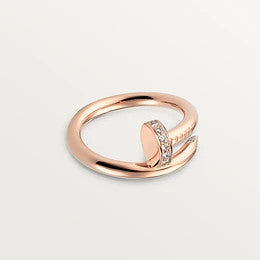 [Elowen jewels ]JUSTE RING 2.65MM PINK GOLD DIAMOND