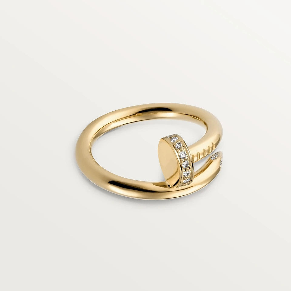 [Elowen jewels ]JUSTE RING 2,65 MM GOLD DIAMANT