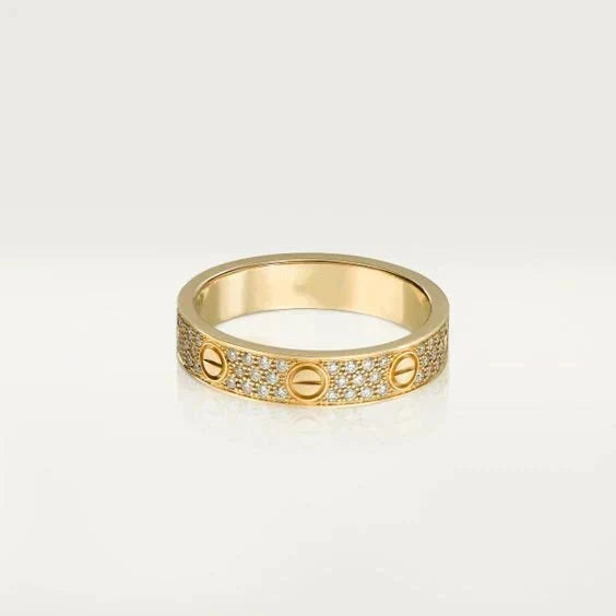 [Elowen jewels ]LOVE RING 3.6MM DIAMOND PAVED