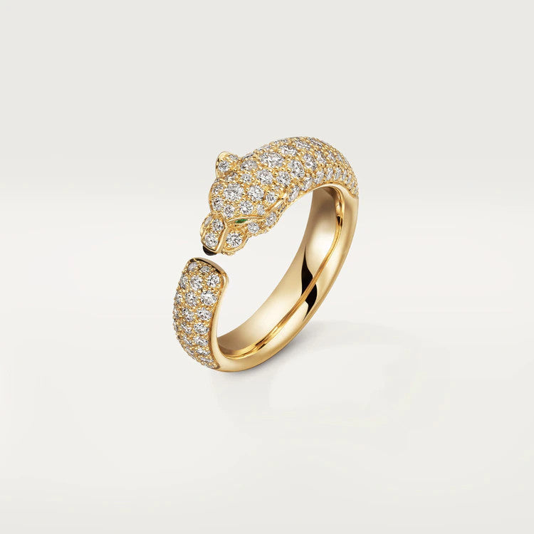 [Elowen Jewels] PANTHÈRE RING AUS ROSÉGOLD MIT DIAMANTEN