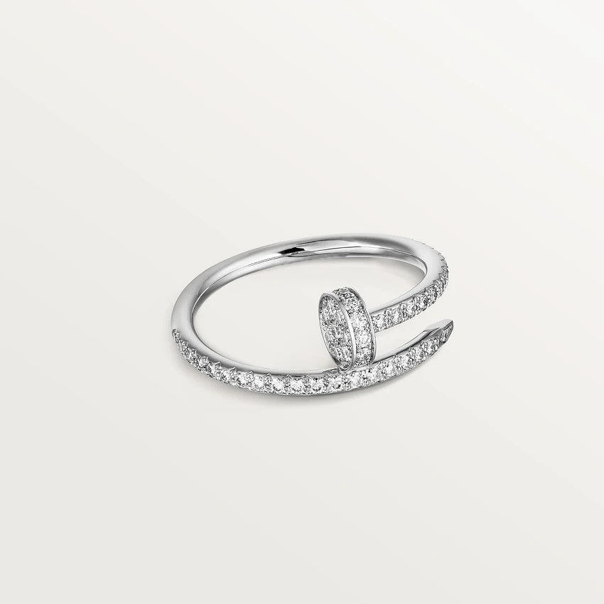 [Elowen Jewels]JUSTE RING 1.8MM SILVER DIAMONDS