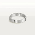 [Elowen jewels ]LIEBESRING 4MM 1 DIAMANT SILBER