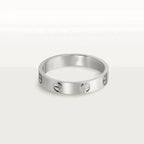 [Elowen jewels ]LIEBESRING 4MM 1 DIAMANT SILBER