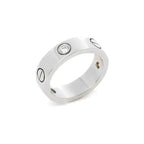 [Elowen jewels ]LOVE リング 5.5MM 3ダイヤモンド シルバー