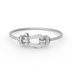 [Elowen jewels ]FORCE  LARGE HORSESHOE FULL DIAMOND TENNIS BRACELET