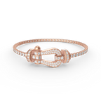 [Elowen jewels ]FORCE  LARGE HORSESHOE FULL DIAMOND TENNIS BRACELET