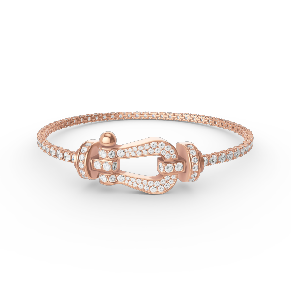 [Elowen jewels ]FORCE  LARGE HORSESHOE FULL DIAMOND TENNIS BRACELET