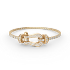 [Elowen jewels ]FORCE  LARGE HORSESHOE FULL DIAMOND TENNIS BRACELET