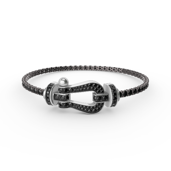 [Elowen jewels ]FORCE  LARGE HORSESHOE FULL DIAMOND TENNIS BRACELET