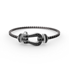 [Elowen jewels ]FORCE  LARGE HORSESHOE FULL DIAMOND TENNIS BRACELET